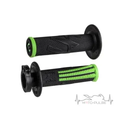 Мото грипсы ODI EMIG PRO MX V2 Lock-On Grip BLACK/Green