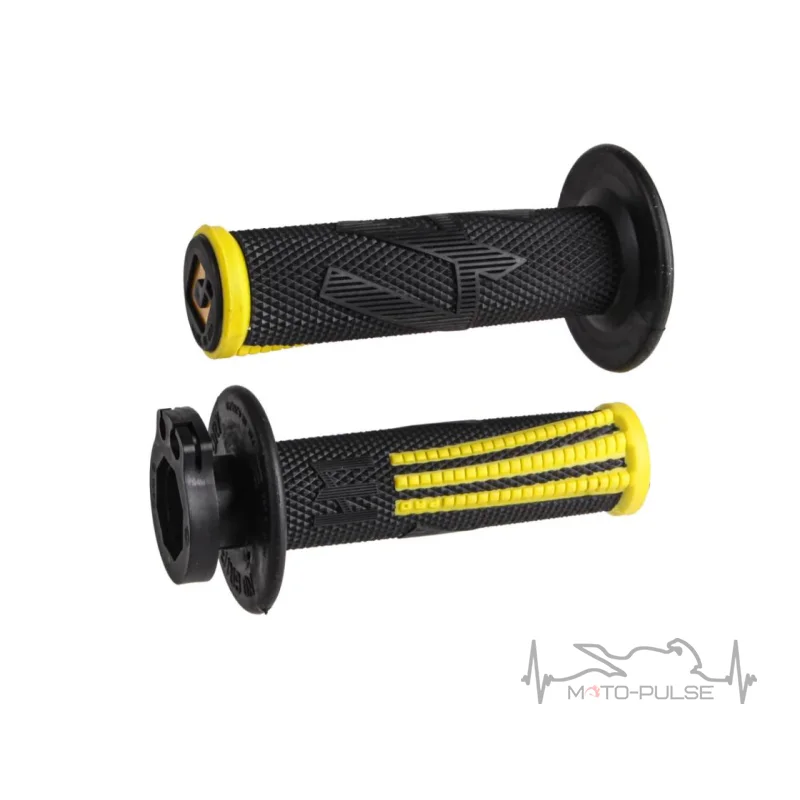 Мото грипсы ODI EMIG PRO MX V2 Lock-On Grip BLACK/Yellow