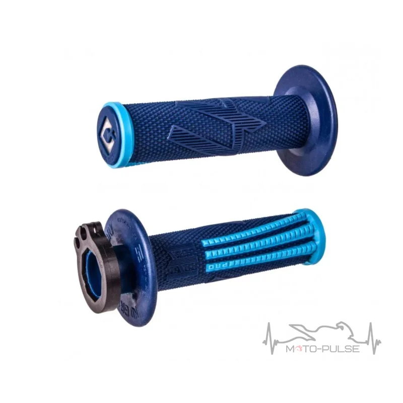 Мото грипсы ODI EMIG PRO MX V2 Lock-On Grip NAVY/Lt Blue
