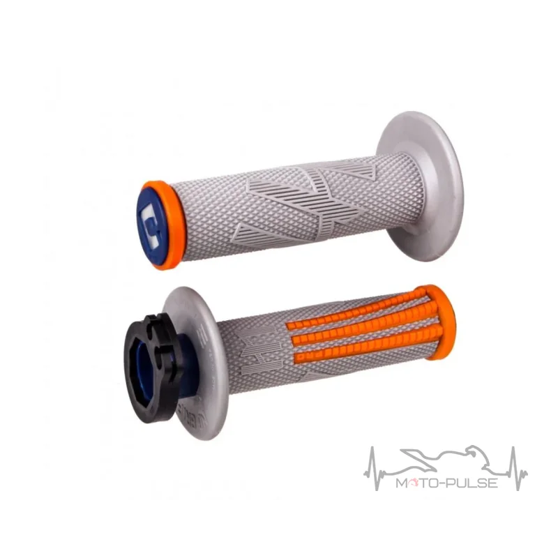 Мото грипсы ODI EMIG PRO MX V2 Lock-On Grip Gray/Orange