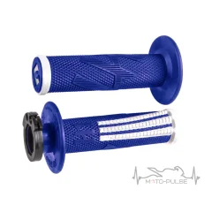 Мото грипсы ODI EMIG PRO MX V2 Lock-On Grip BLUE/White