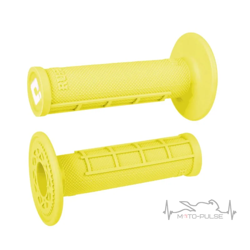 Мото грипсы ODI Ruffian MX 1/2 Waffle Single-Ply, FLO-Yellow