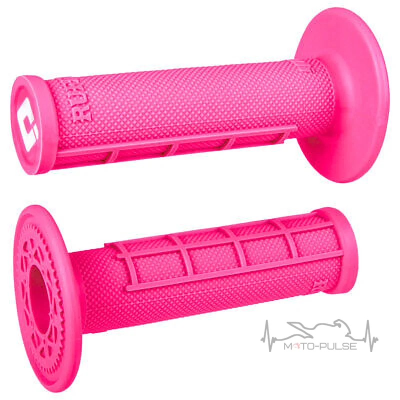 Мото грипсы ODI Ruffian MX 1/2 Waffle Single-Ply, Pink