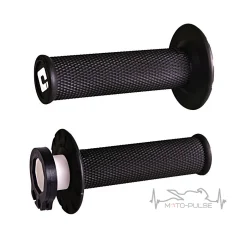 Мото грипсы ODI No-WAFFLE MX V2 Lock-On Black