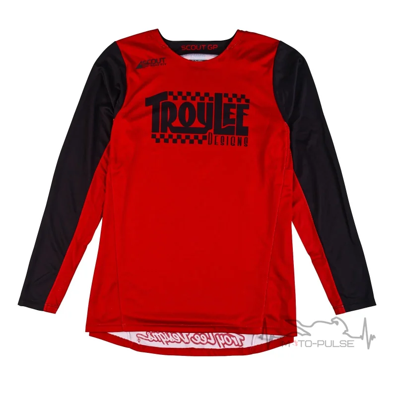 Мото джерси TLD SCOUT GP JERSEY; BIG LEE [BLACK / BURNT ORANGE] M