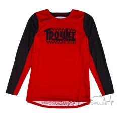 Мото джерси TLD SCOUT GP JERSEY; BIG LEE [BLACK / BURNT ORANGE] XXL