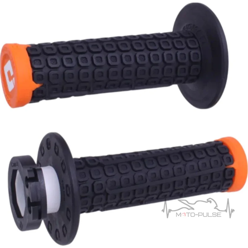 Мото грипсы NOMAD V2 Lock-On Off-Road Grip Black/Orange