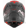 Мотошлем NOX N634 Storm матовый красный/черный (L)
