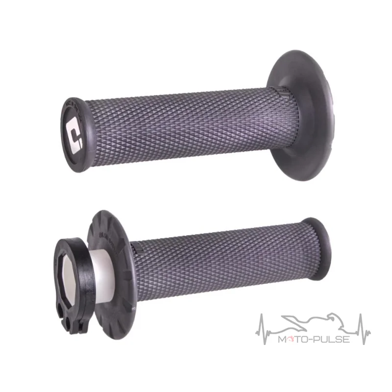 Мото грипсы ODI No-WAFFLE MX V2 Lock-On Graphite