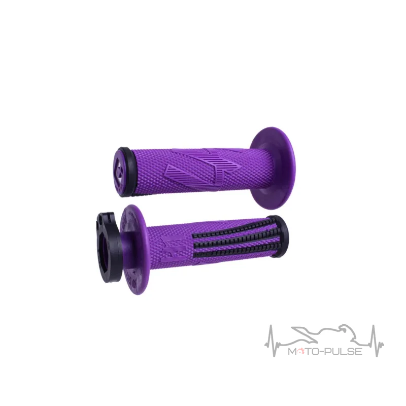 Мото грипсы ODI EMIG PRO MX V2 Lock-On Grip PURPLE/Black