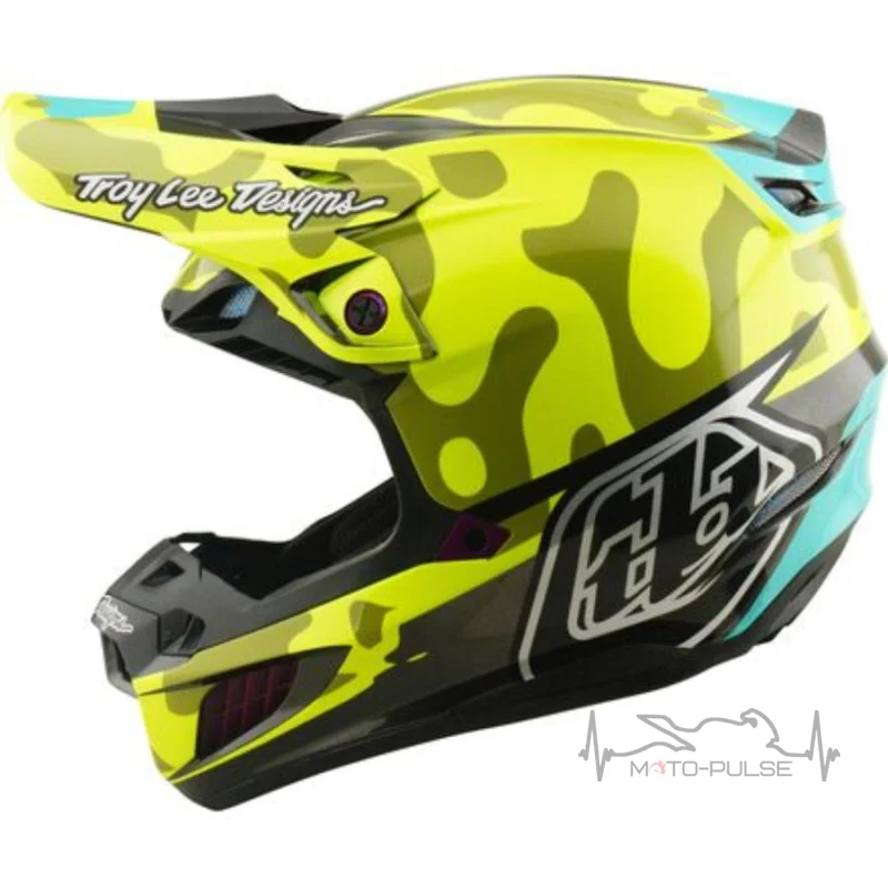Мотошлем TLD SE5 ECE COMPOSITE HELMET; MYTH [FLO YELLOW] XL
