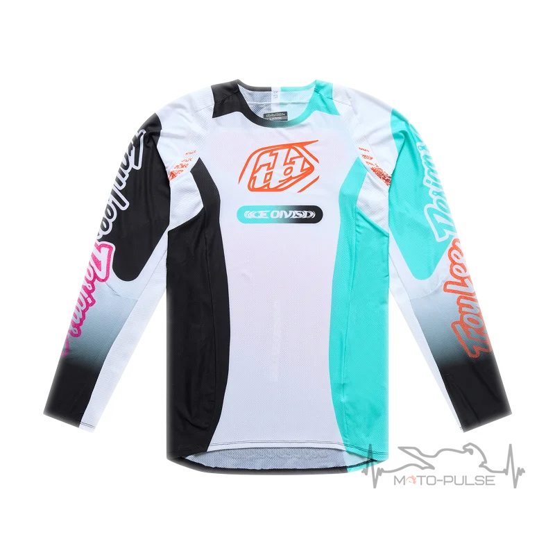 Мото джерси TLD SE PRO JERSEY; SEVER [WHITE / TEAL] XXL
